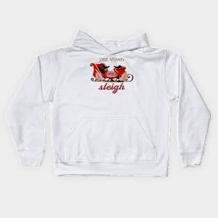 yass queen sleigh - christmas / holiday Kids Hoodie